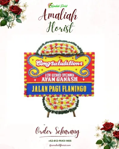 Bunga Papan Congratulation di Kalipare